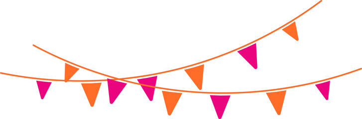 Simple Fiesta Flag Element