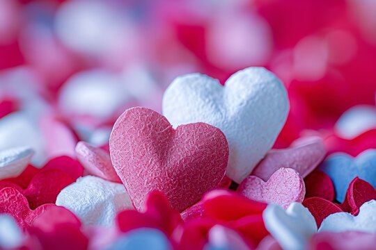 Beautiful love hearts backgrounds for Valentine's day greeting cards and photo displays.