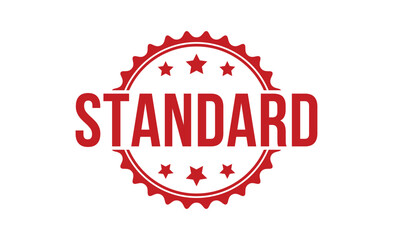Obraz premium Standard Red Rubber Stamp vector design.