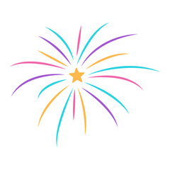 Vibrant Fireworks
