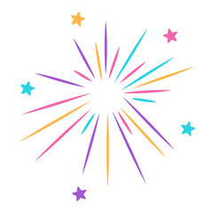Vibrant Fireworks