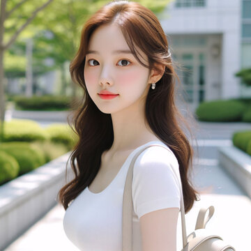 Beautiful Asian(Korea) woman	