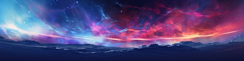 Naklejka premium Abstract background. Space, exploration of stars and planets.