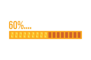 Loading Progress Bar Sticker Design