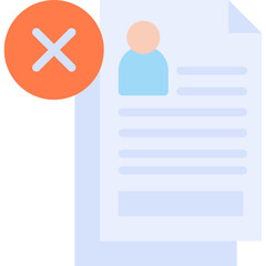 resume reject vector design. Svg