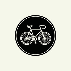 Bicycle logo design vector illustration