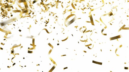 Fototapeta premium confetti gold Celebration party backgrounds