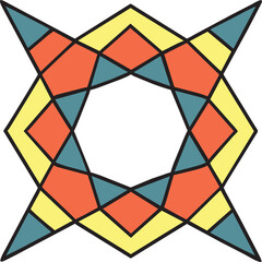 tessellation inspiration craft an avatar inspired by tessellations and repeating triangular shapes, icon