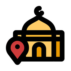 Obraz premium mosque location