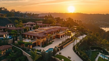 aerial view background