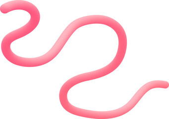 Fluid rope lines gradient modern aesthetic style