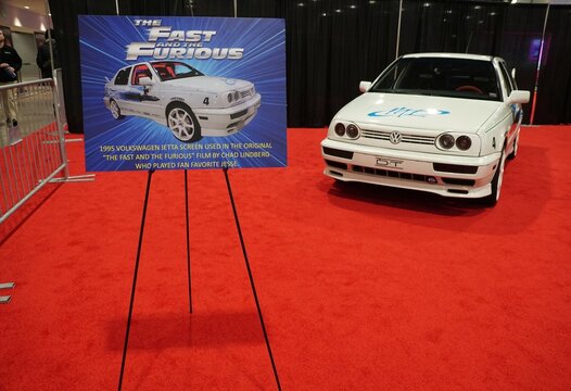 Philadelphia, Pennsylvania, U.S - January 14, 2024 - The 1995 Volkswagen Jetta Screen used in the movie Fast and the Furious