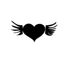 flying heart