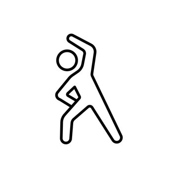 recommend clip art: Workout outline icons, minimalist vector illustration ,simple transparent graphic element .Isolated on white background