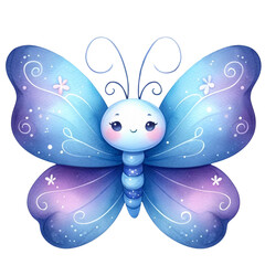 cute watercolor butterflies