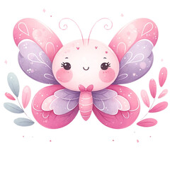 cute watercolor butterflies