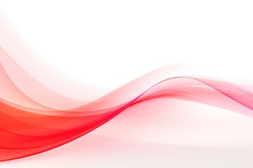 Obraz premium Abstract red wave background. Set of wavy lines in the horizontal plane. Wave made of smoke on white background