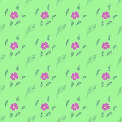 seamless pattern with flowers