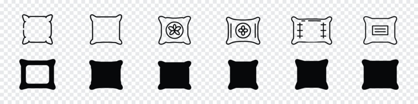 Pillow icon, Pillow Line icon, Pillow thin Line icon , sleep symbol, Pillow Vector icons, Sleeping icon
