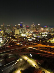 Fototapeta na wymiar Downtown Houston, Texas skyline 