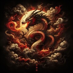Chinese New Year Splendor: Grand Celebration of the Dragon Zodiac