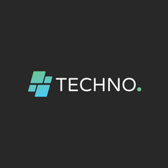 Techno 3d design of a symbol on a black background