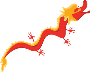 A vector illustration of Chinese New Year items
