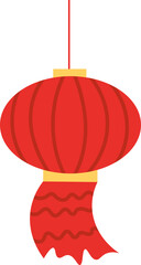 A vector illustration of Chinese New Year items
