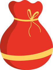 A vector illustration of Chinese New Year items
