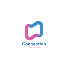 The connection logo for company