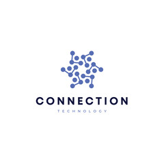 Connection business logo design