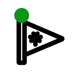 triangle flag