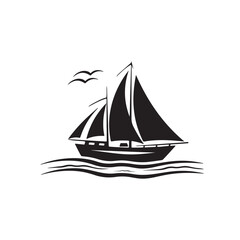Sailboat Vector Images, Logo, Art