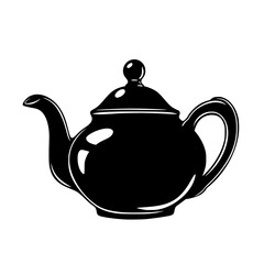 Teapot Vector SVG Design Lasercut Clipart