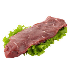 Ostrich Tenderloin - Isolated on transparent background 