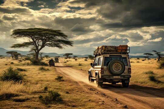 Safari adventure in the Serengeti, Tanzania.