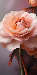 pink rose close up, Generative AI