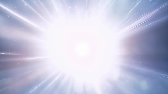 A soft pastel blue microburst of light radiating from a single point