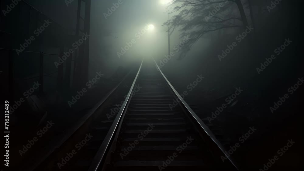Poster enveloped in fog step into the unknown as you are enveloped in a dense fog of terror