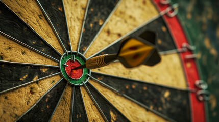 Darts in the Center of a Target	
