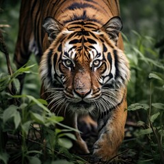 Fototapeta premium tiger in the zoo