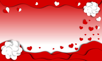 red heart background for making Valentine's day card,wedding card. the meaning of love