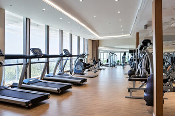 Step into fitness excellence at a well-equipped gym, offering a clean and modern environment with state-of-the-art equipment for a transformative workout experience.