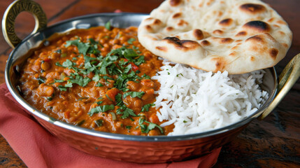 Simple and delicious bowl of rice accompanied by pita bread. Perfect for wholesome meal. Ideal for food-related projects and recipe ideas