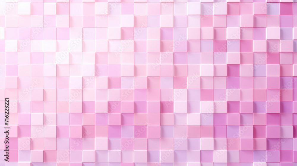 Poster vibrant abstract background featuring pink and white squares. perfect for adding modern touch to any