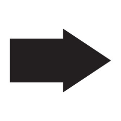 Bold arrow .Element of simple icon for websites, web design, mobile app, info graphics. Signs and symbols collection icon for design and development on white background 