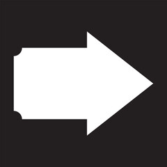 Bold arrow .Element of simple icon for websites, web design, mobile app, info graphics. Signs and symbols collection icon for design and development on white background 