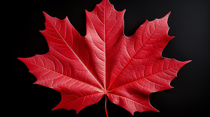 A_close-up_photograph_of_a_vibrant_red_maple_leaf_commer
