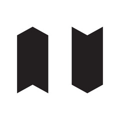 Simple up and down arrows. Upward, downward  arrows in black colour. Used in various webs ,templeates etc. Isolated in white background in eps 10.