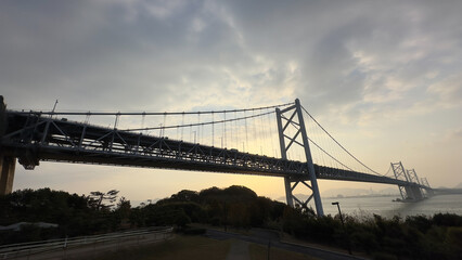  	世界最大級「瀬戸大橋（北備讃瀬戸大橋）」 in 香川県 Japan